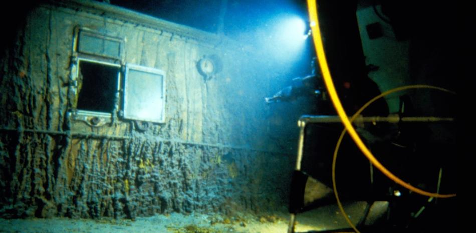 Ruinas del Titanic. Fuente: El Instituto Oceanográfico Woods Hole de EE.UU.