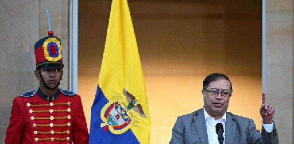 Presidente de Colombia Gustavo Petro. AFP