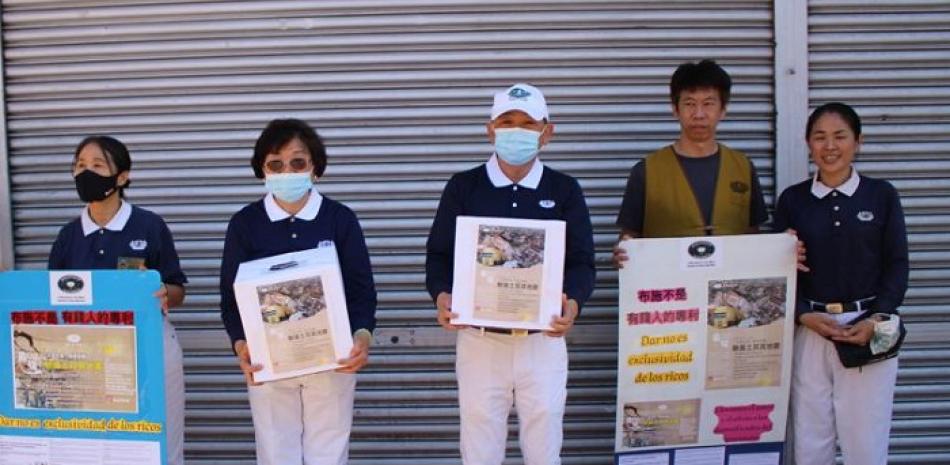 Representantes de la Fundación Budista Tzu Chi de Taiwán en República Dominicana.