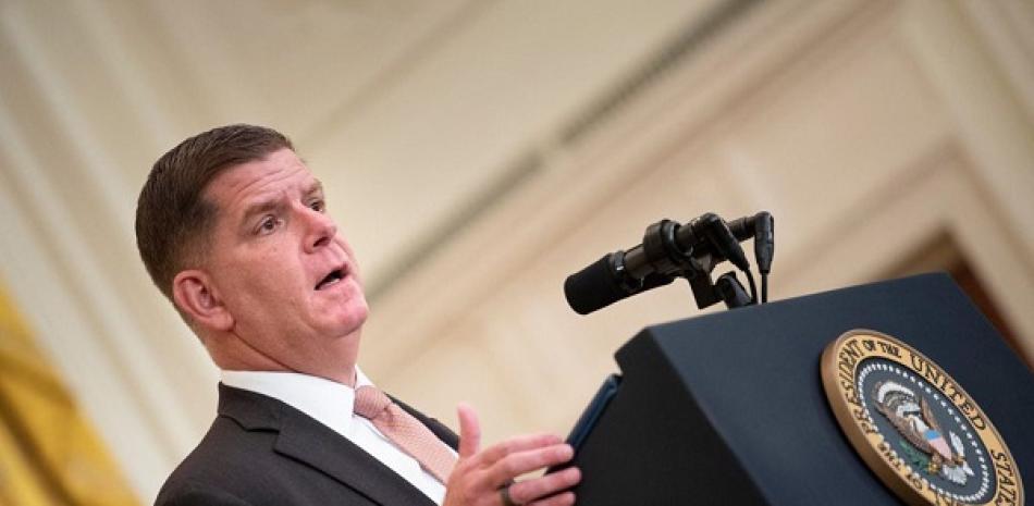 Marty Walsh, secretario de Trabajo de EEUU. AFP