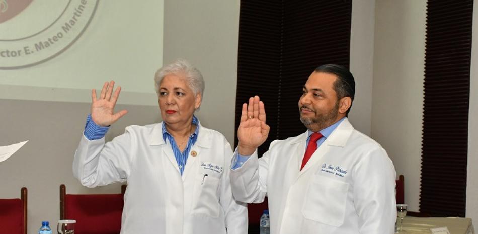 Nueva vez la doctora Mayra Melo es elegida para dirigir la entidad junto al cardiólogo Josué Pichardo.
