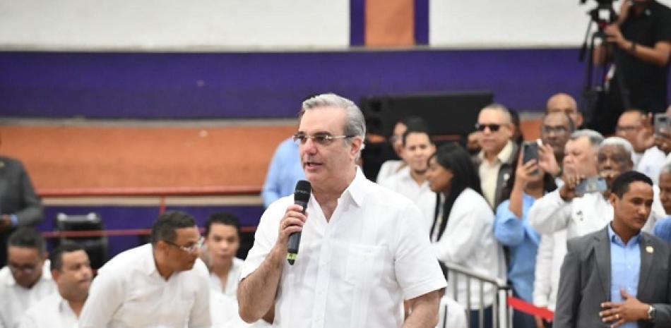 Presidente Luis Abinader. Fotos: Leonel Matos / LD
