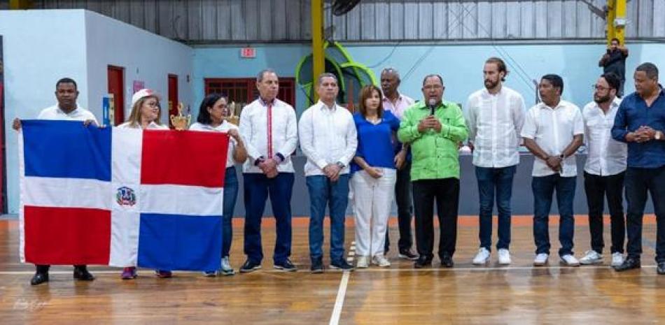 Vista del acto de clausura de los Juegos Patrios en Puerto Rico.