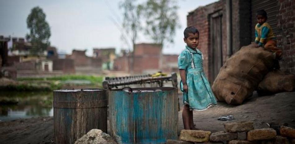 Niños en pobreza. Foto: Naciones Unidas.