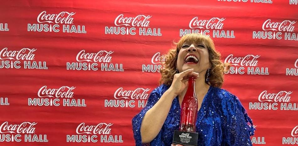 Milly Quezada en el Coca-Cola Music Hall. Foto: Fuente externa