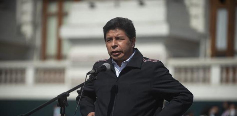 Pedro Castillo, expresidente de Perú. Fuente externa.
