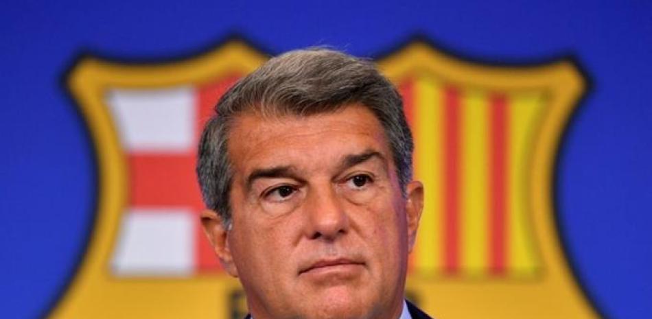 Joan Laporta, presidente del FC Barcelona. AFP.