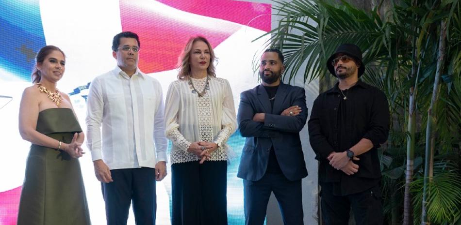El acto estuvo encabezado por la ministra de Cultura, Milagros Germán; el ministro de Turismo, David Collado; y los representantes de MECA, Danny Báez, Tony Rodríguez y Olga Alba.
