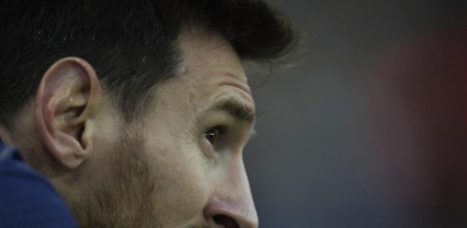 En foto del domingo 19 de marzo del 2023, Lionel Messi del Paris Saint-Germain durante el partido contra Rennes en la liga francesa en París. El PSG perdió 2-0.