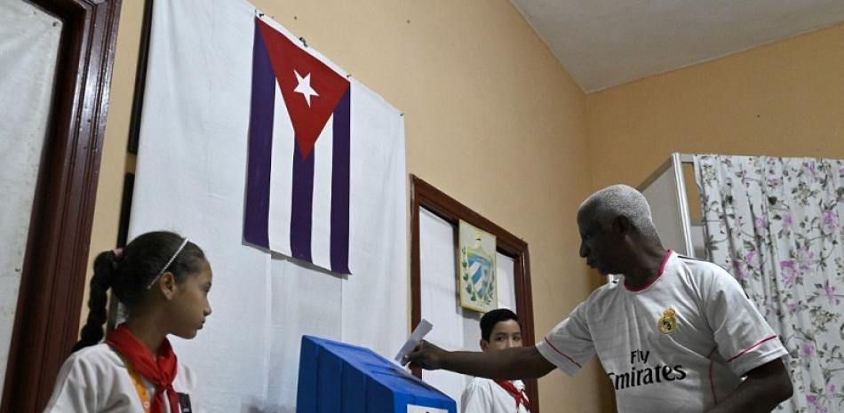 Foto de AFP. Elecciones en Cuba