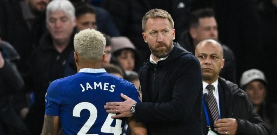 El Chelsea anunció este domingo que Graham Potter deja de ser su entrenador/ AFP