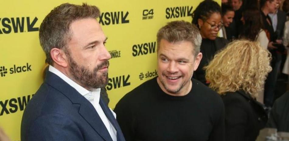Ben Affleck y Matt Damon. Foto: Jack Plunkett (AP)