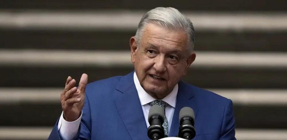 Andrés Manuel López Obrador, presidente de México. Foto: AP.