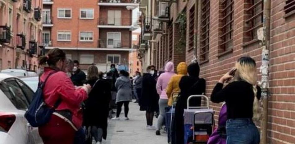 Migrantes latinos en España. EFE / Archivo