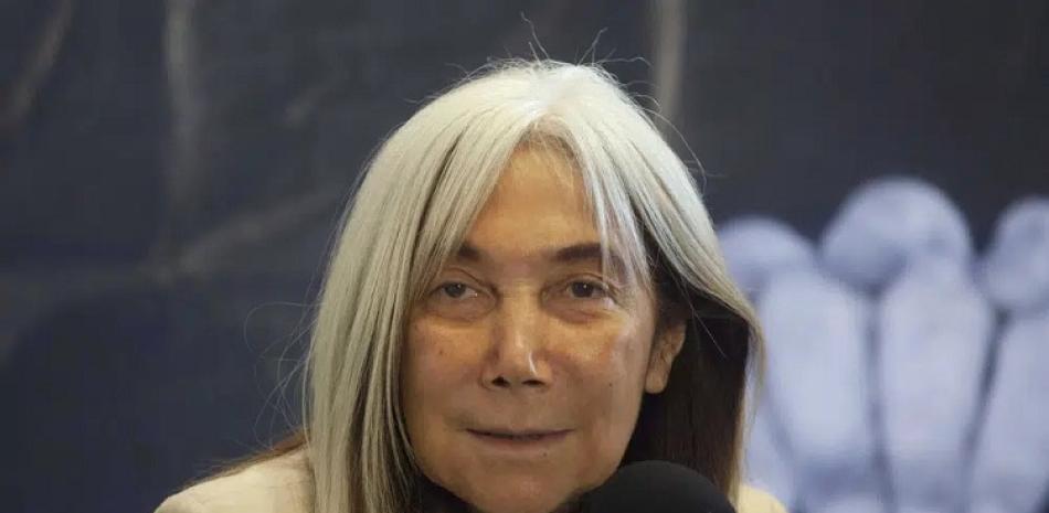 María Kodama, viuda del escritor argentino Jorge Luis Borges. Foto: AP.