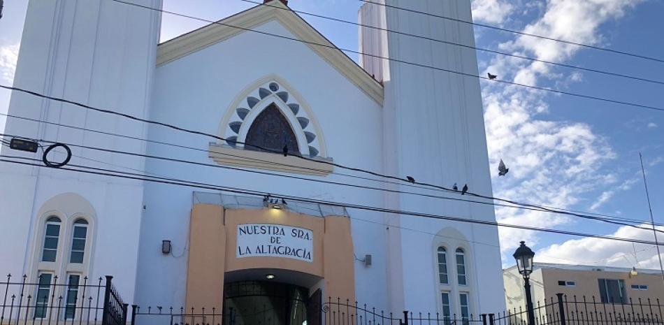 Iglesia Nuestra Señora de La Altagracia en Santiago de los Caballeros. Foto: Ashley Martínez.