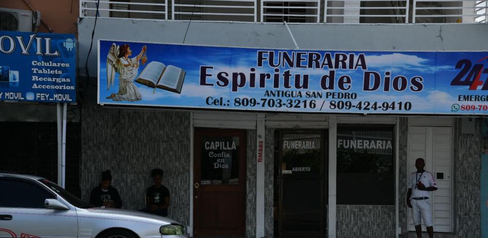 Funeraria donde serán expuestos restos de Chantal Jiménez. 

Foto: Jorge Luis Martínez| Listín Diario