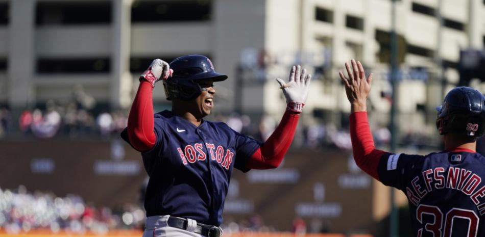 Devers conectó el quinto grand slam de su carrera.