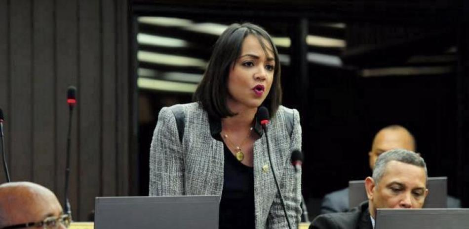 Faride Raful, senadora del Distrito Nacional por el Partido Revolucionario Moderno (PRM). Imagen de archivo / Listín Diario
