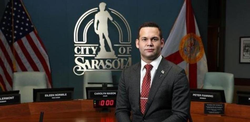 Erik Arroyo es comisionado de la ciudad de Sarasota, en Florida, Estados Unidos. /fuente Externa.