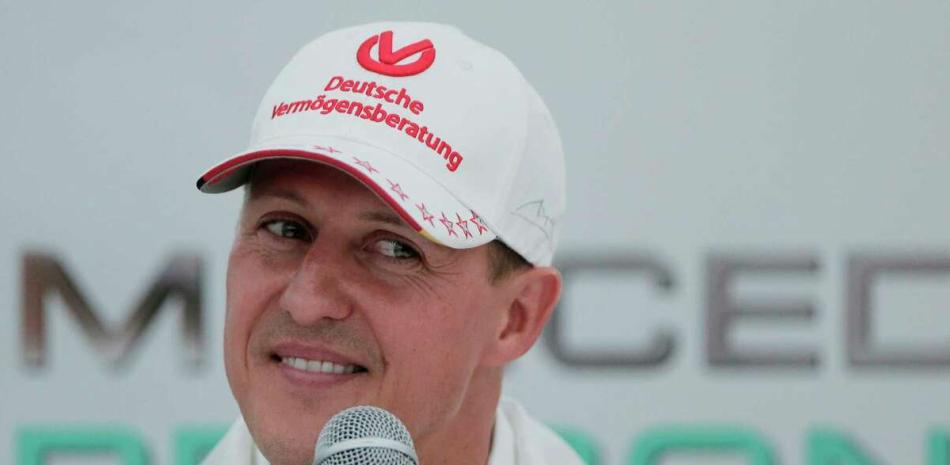 Michael Schumacher anuncia su retiro de la Fórmula Uno durante una rueda de prensa en el Gran Premio de Japón, el 4 de octubre de 2012, en Suzuka.