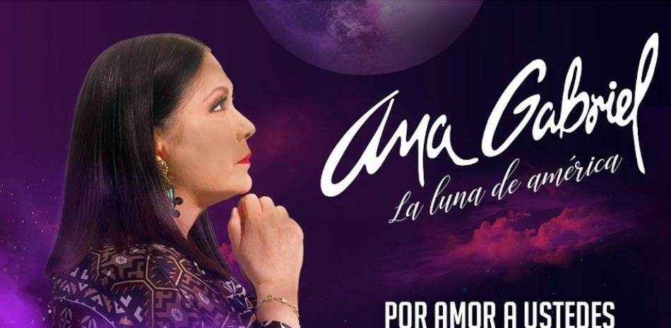 Foto promocional del Tour de Ana Gabriel "Por amor a ustedes"