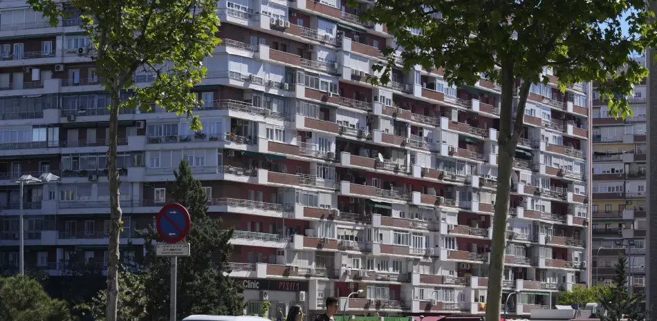 Un conjunto residencial en Madrid el 18 de abril de 2023.