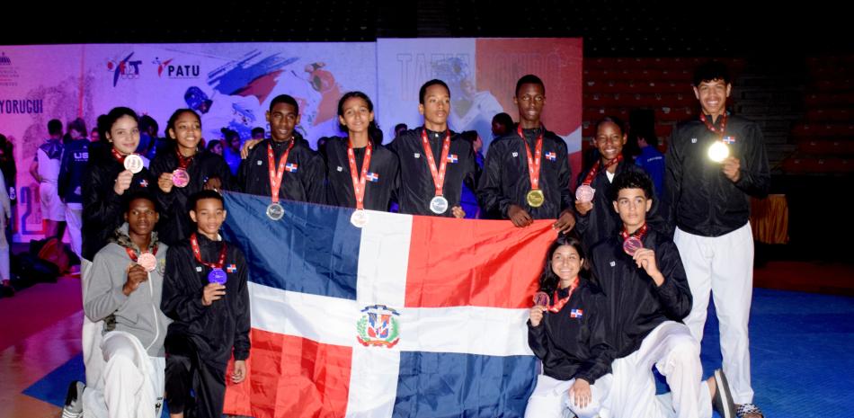 El seleccionado junior quisqueyano obtuvo una presea de oro, tres de plata y siete de bronce.