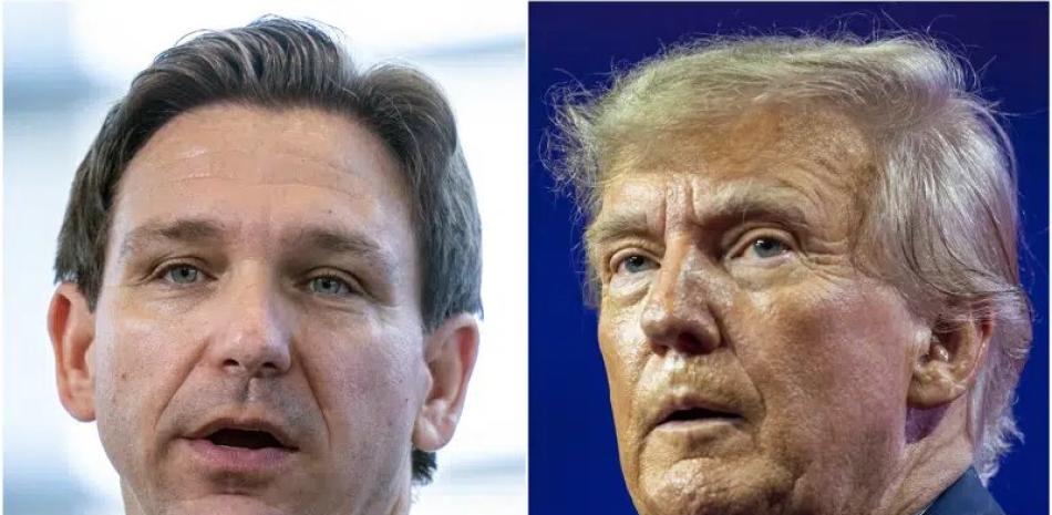 Donald Trump y Ron DeSantis