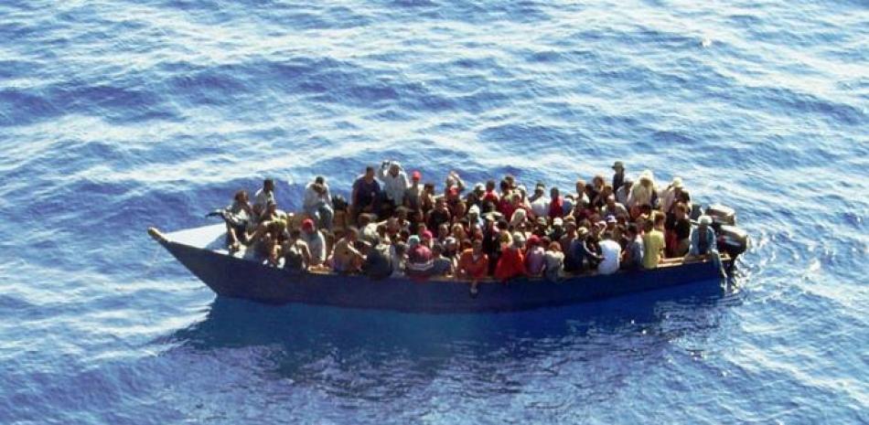 Migrantes en embarcación