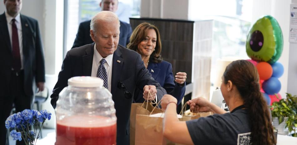 Joe Biden y la vicepresidenta Kamala Harris