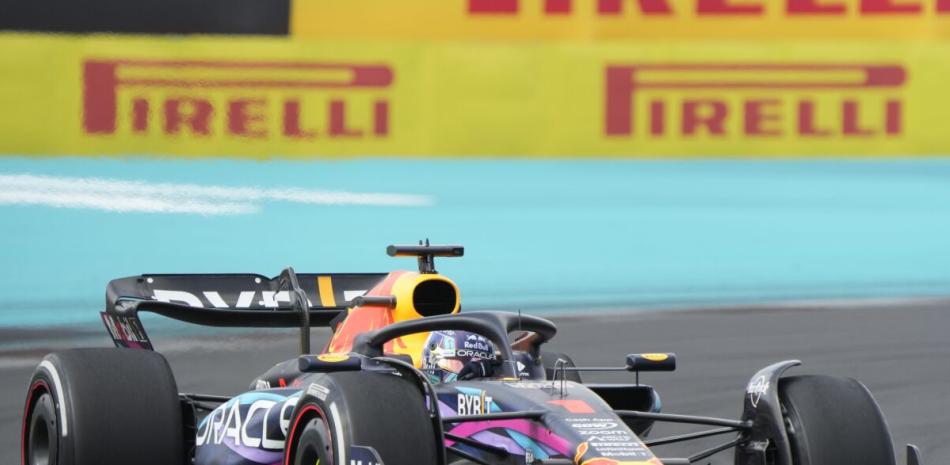 Max Verstappen de Red Bull durante el Gran Premio de Miami.