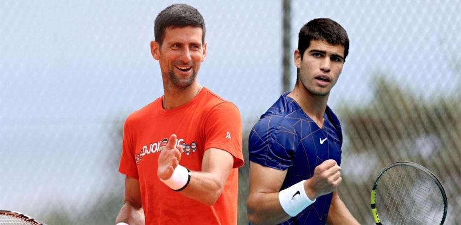 Novak Djokovic y Carlos Alcaraz lideran a los mejores clasificados en el torneo de Roma.