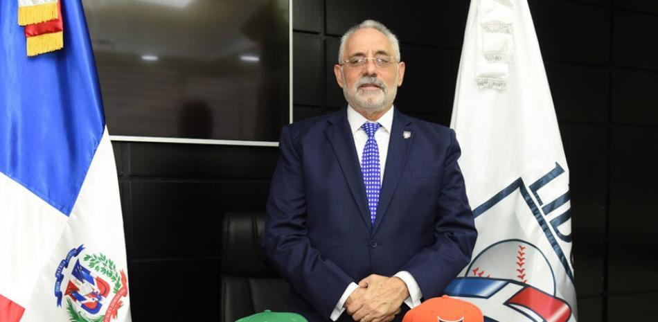Foto de archivo de Vitelio Mejía, presidente de la LIDOM.