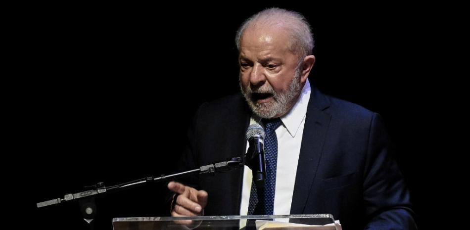 Lula Da Silva en uno de los eventos previos a la reunión de presidentes sudamericanos en Brasilia