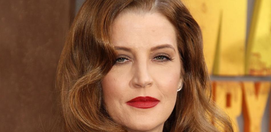 La cantante y actriz, hija del ícono Elvis Presley, Lisa Marie Presley, en la premiere de "Mad Max: Furia en el camino".