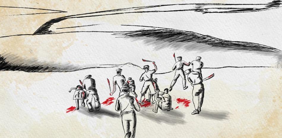 Ilustración de La Masacre de Perejil.