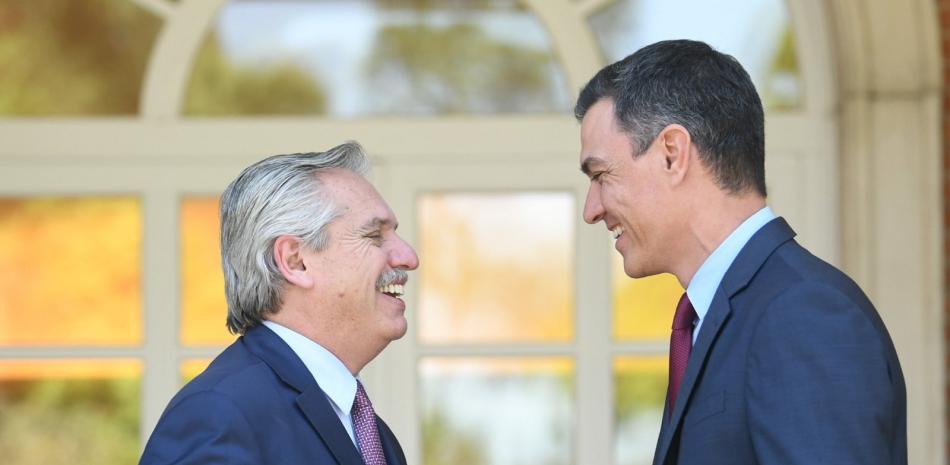 Pedro Sánchez y Alberto Fernández