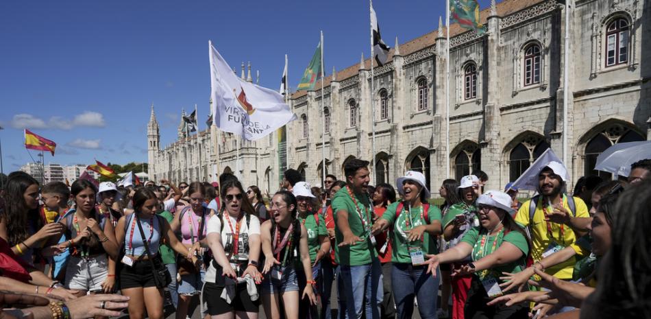 Peregrinos de la Jornada Mundial de la Juventud