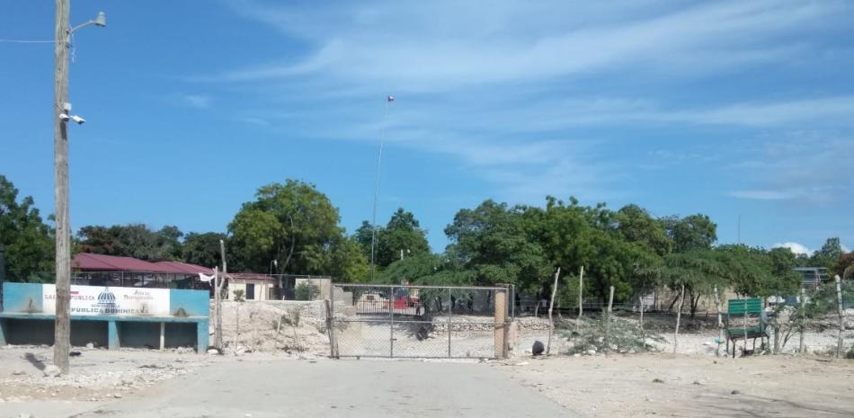 La frontera suroeste entre Haití y República Dominicana.