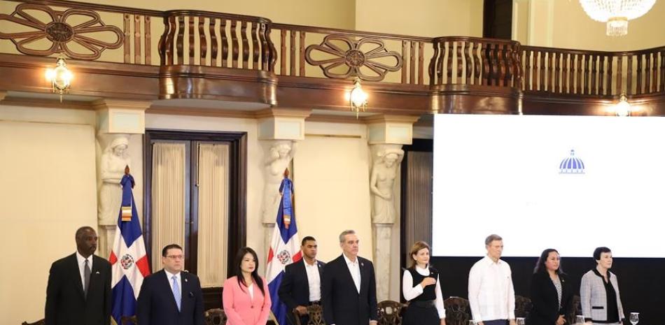 El acto fue encabezado por el presidente Luis Abinader en el Palacio Nacional.