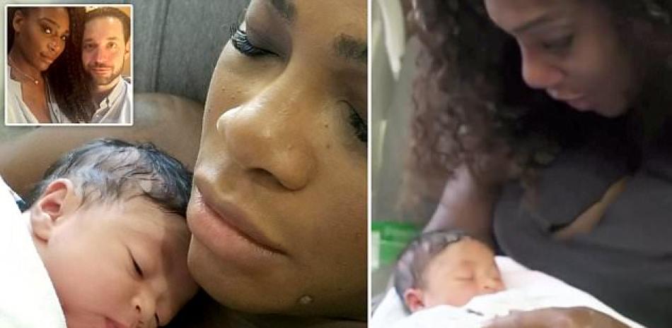 Serena Williams tuvo su segunda bebe siete años después de la primera.