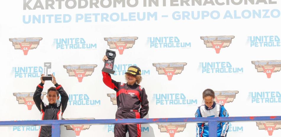Raymi Guzmán Jr (1) se abre pasos en el mundo del kartismo.