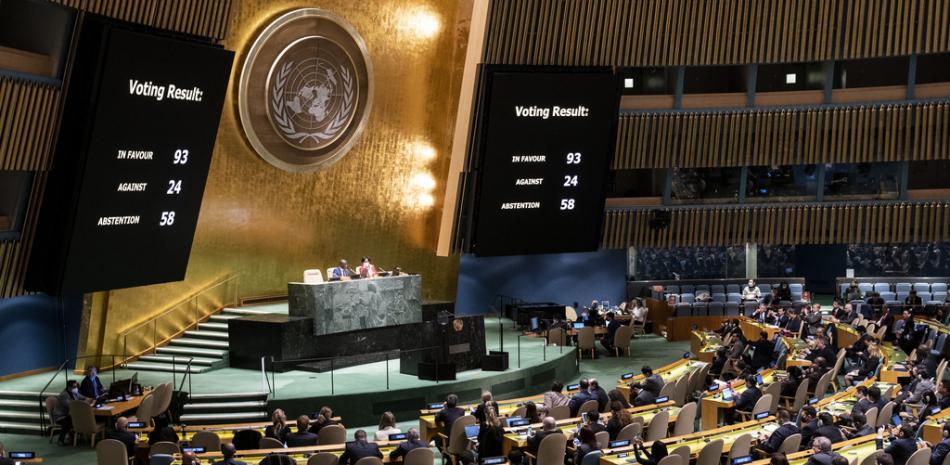 reunión de la Asamblea General de Naciones Unidas