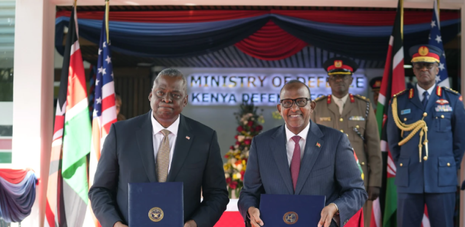 Secretario de defensa de Estados Unidos y de Kenia firmaron acuerdo de cooperación