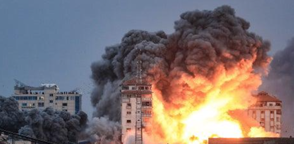 Israel bombardeó la franja de Gaza en respuesta a los ataques del grupo HAMAS.