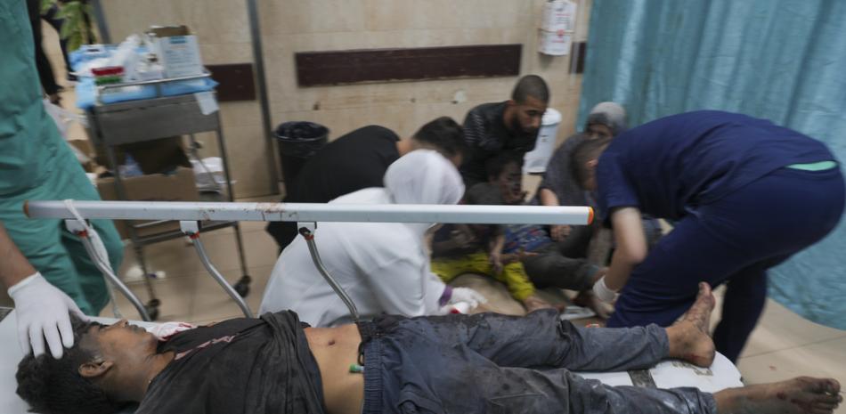 Palestinos heridos en bombardeos israelíes