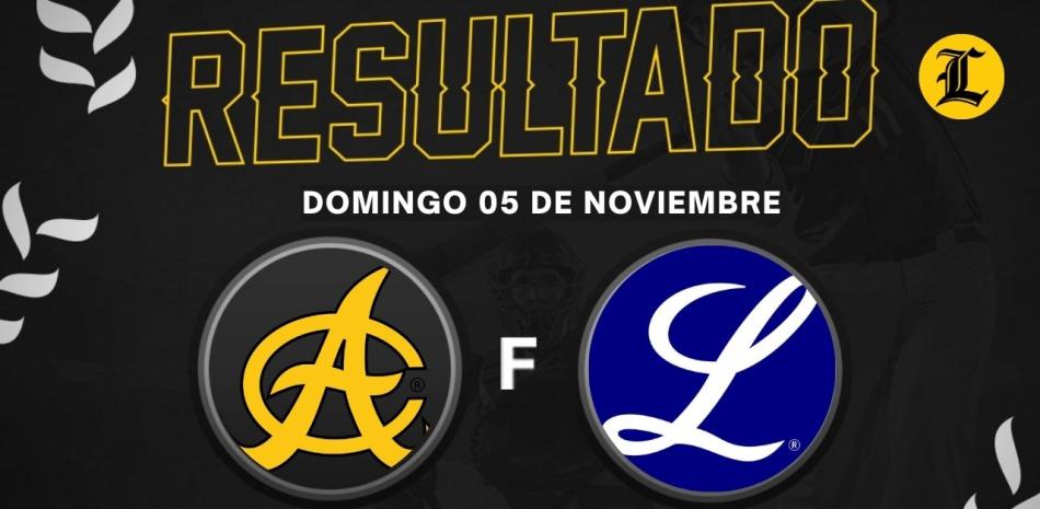 Resumen Águilas cibaeñas vs Tigres del licey domingo 05 noviembre 2023