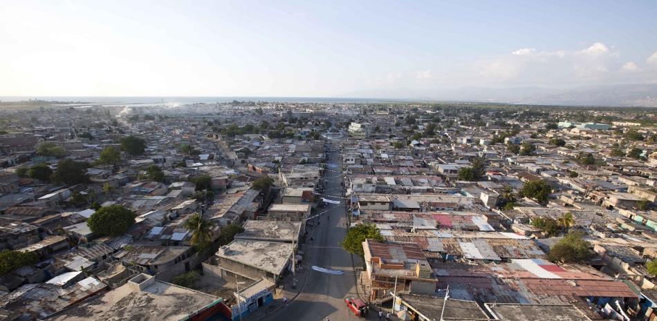 La entrada principal al área Cite Soleil de Puerto Príncipe, Haití, el 11 de diciembre de 2018.