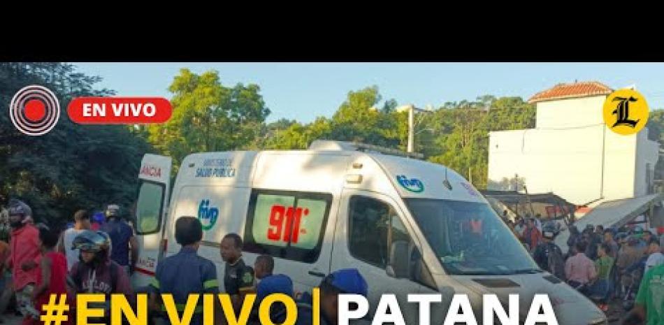 #ENVIVO | PATANA CHOCA CON MINIBÚS EN LA CARRETERA SÁNCHEZ
